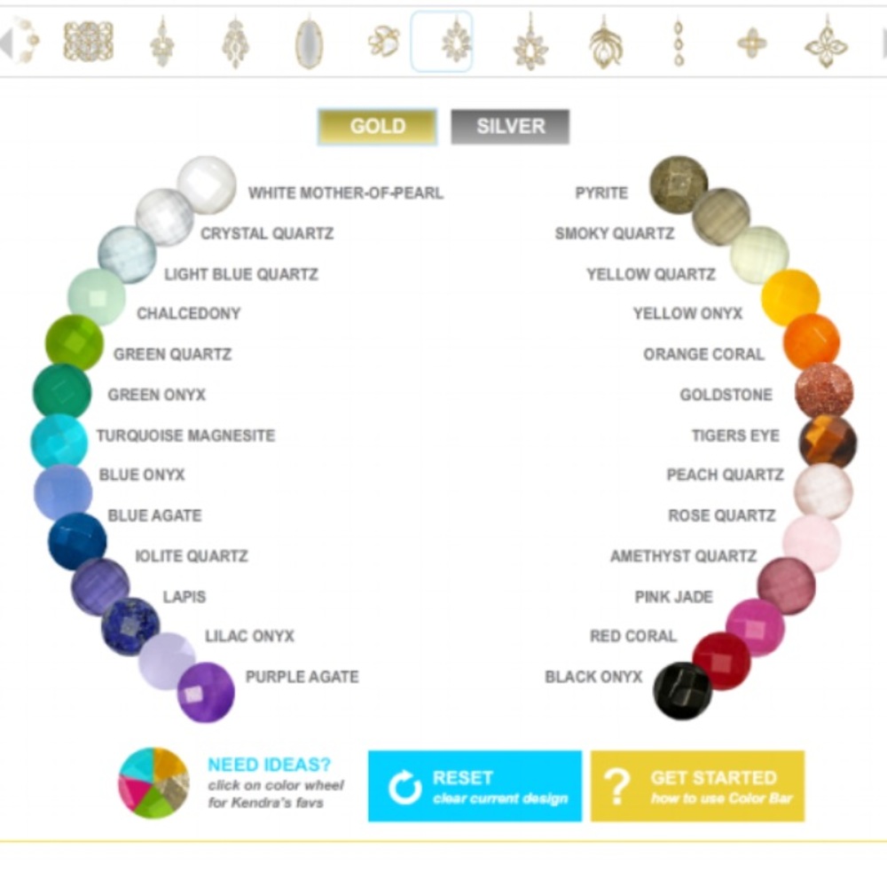Kendra Scott Color and Harlow Guide